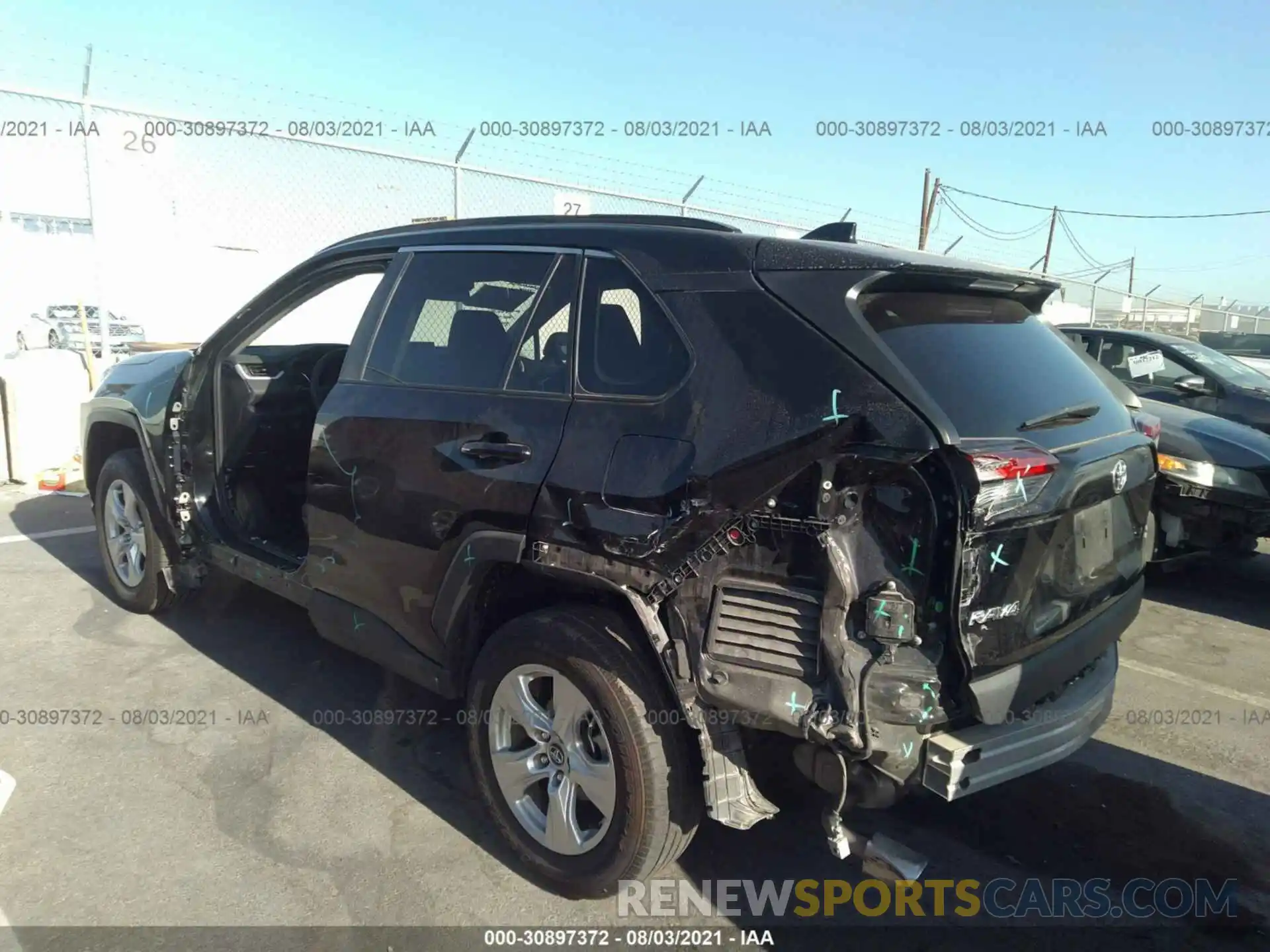 3 Photograph of a damaged car 2T3W1RFV8LC041024 TOYOTA RAV4 2020