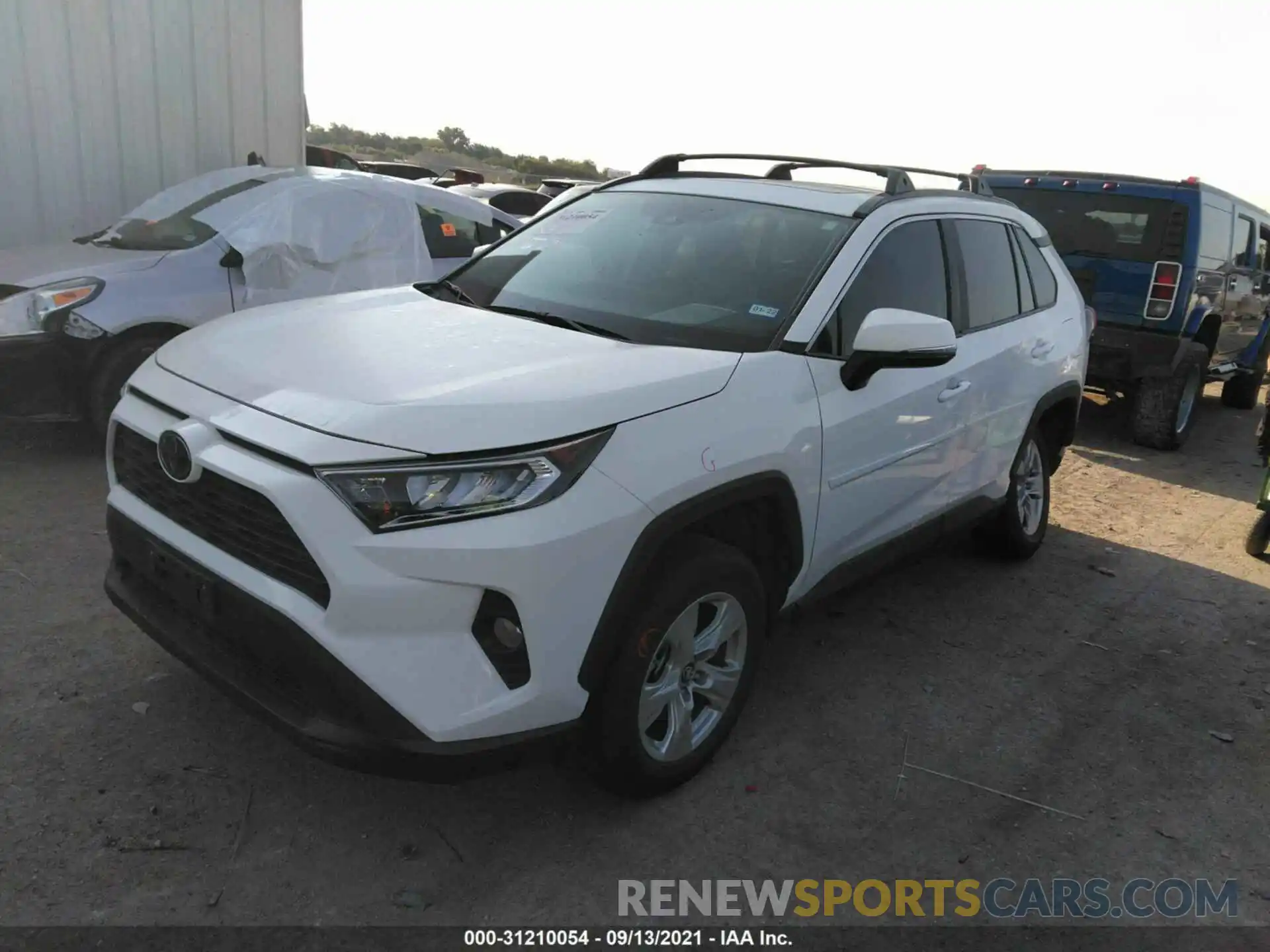 2 Photograph of a damaged car 2T3W1RFV8LC047826 TOYOTA RAV4 2020