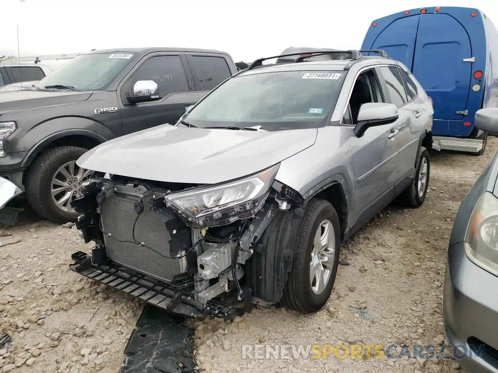 2 Photograph of a damaged car 2T3W1RFV8LC055831 TOYOTA RAV4 2020