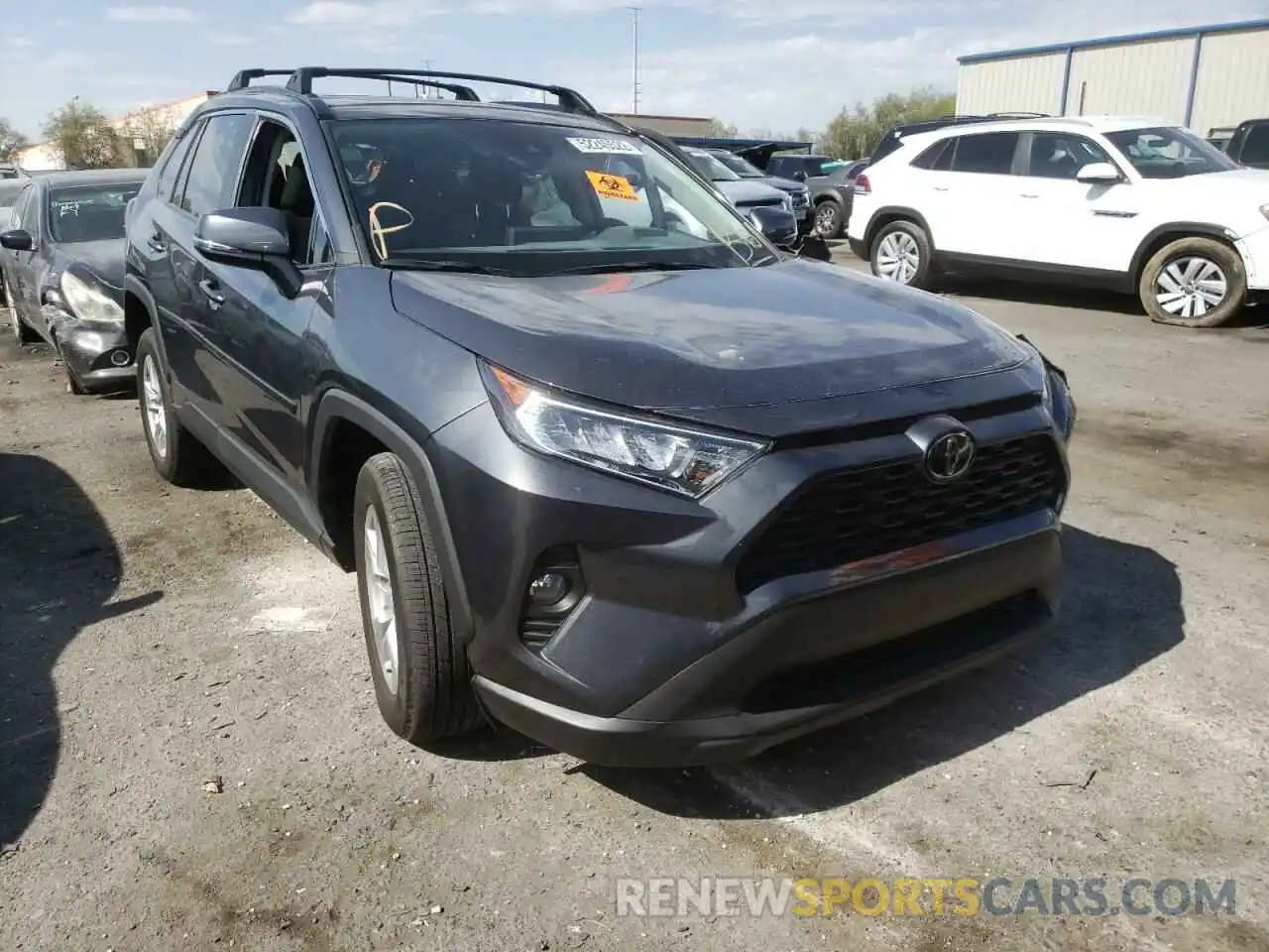 1 Photograph of a damaged car 2T3W1RFV8LC064951 TOYOTA RAV4 2020