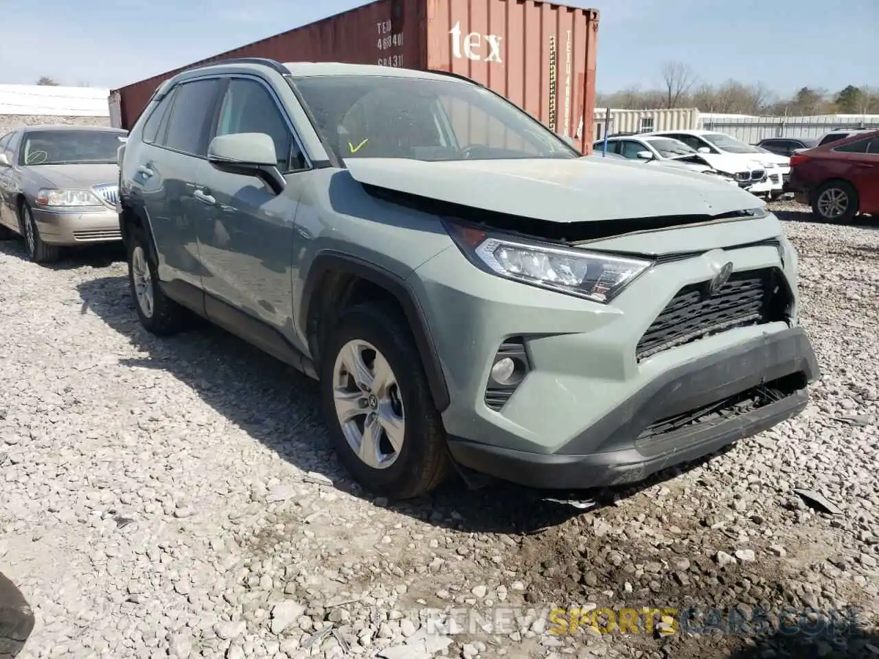 1 Photograph of a damaged car 2T3W1RFV8LC070569 TOYOTA RAV4 2020