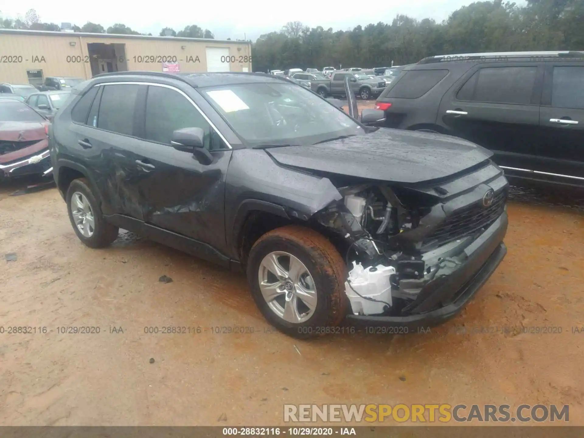 1 Photograph of a damaged car 2T3W1RFV8LC079322 TOYOTA RAV4 2020