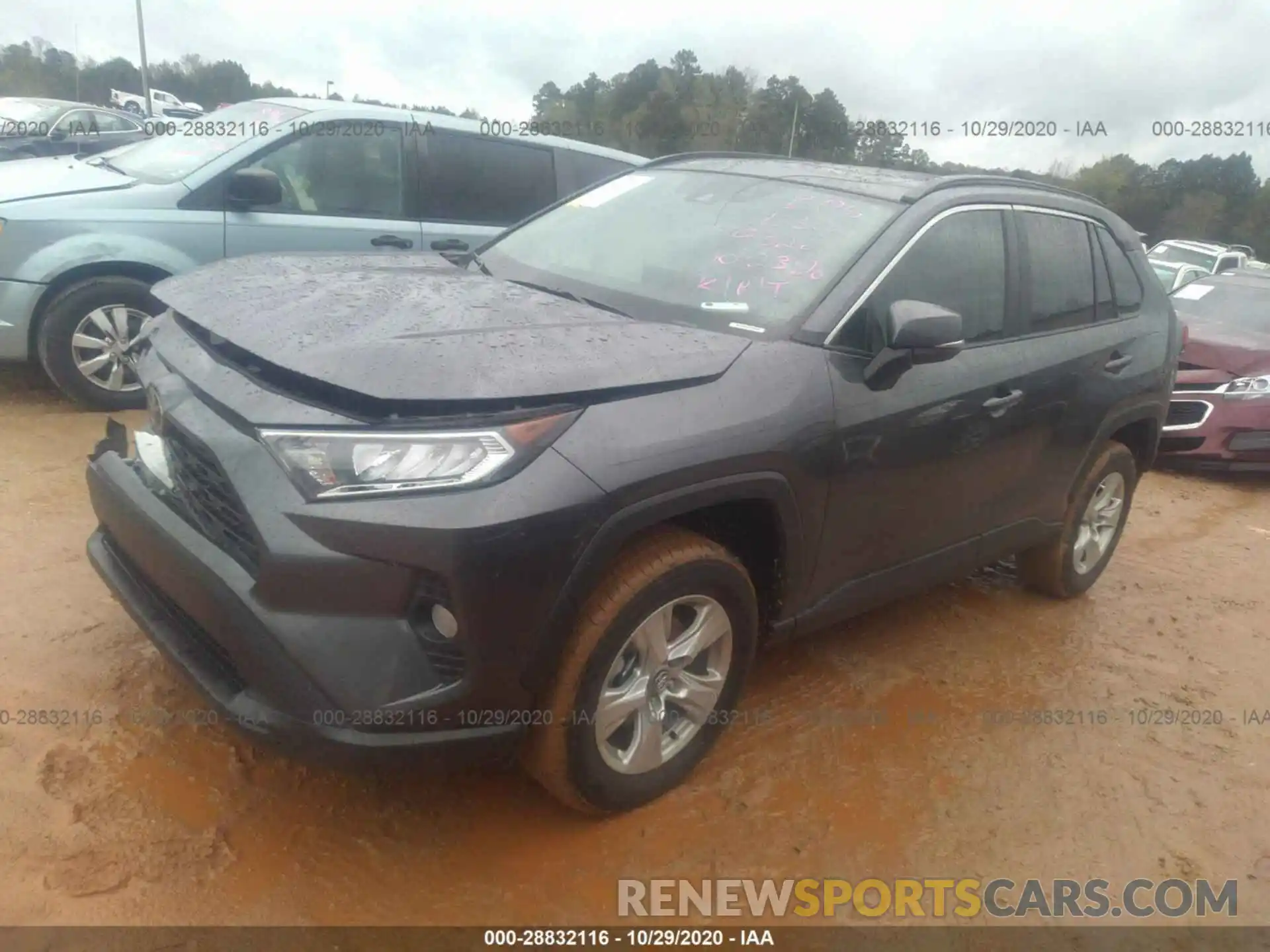 2 Photograph of a damaged car 2T3W1RFV8LC079322 TOYOTA RAV4 2020