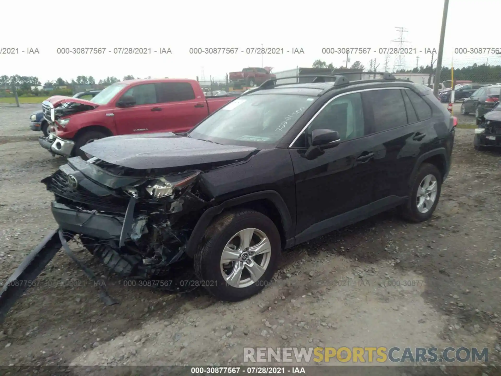 2 Фотография поврежденного автомобиля 2T3W1RFV8LC082009 TOYOTA RAV4 2020