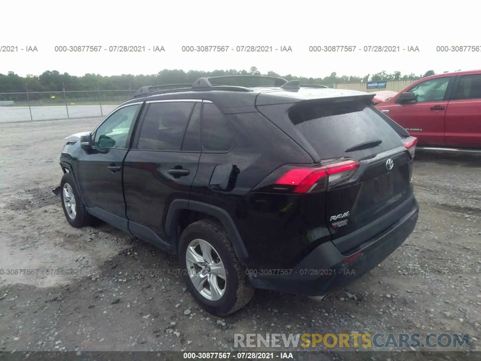 3 Фотография поврежденного автомобиля 2T3W1RFV8LC082009 TOYOTA RAV4 2020