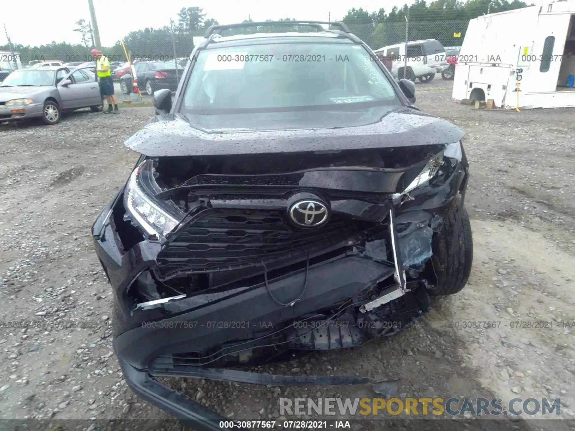 6 Photograph of a damaged car 2T3W1RFV8LC082009 TOYOTA RAV4 2020