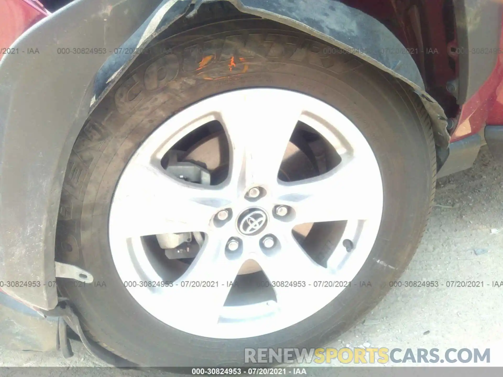 11 Фотография поврежденного автомобиля 2T3W1RFV8LW060090 TOYOTA RAV4 2020