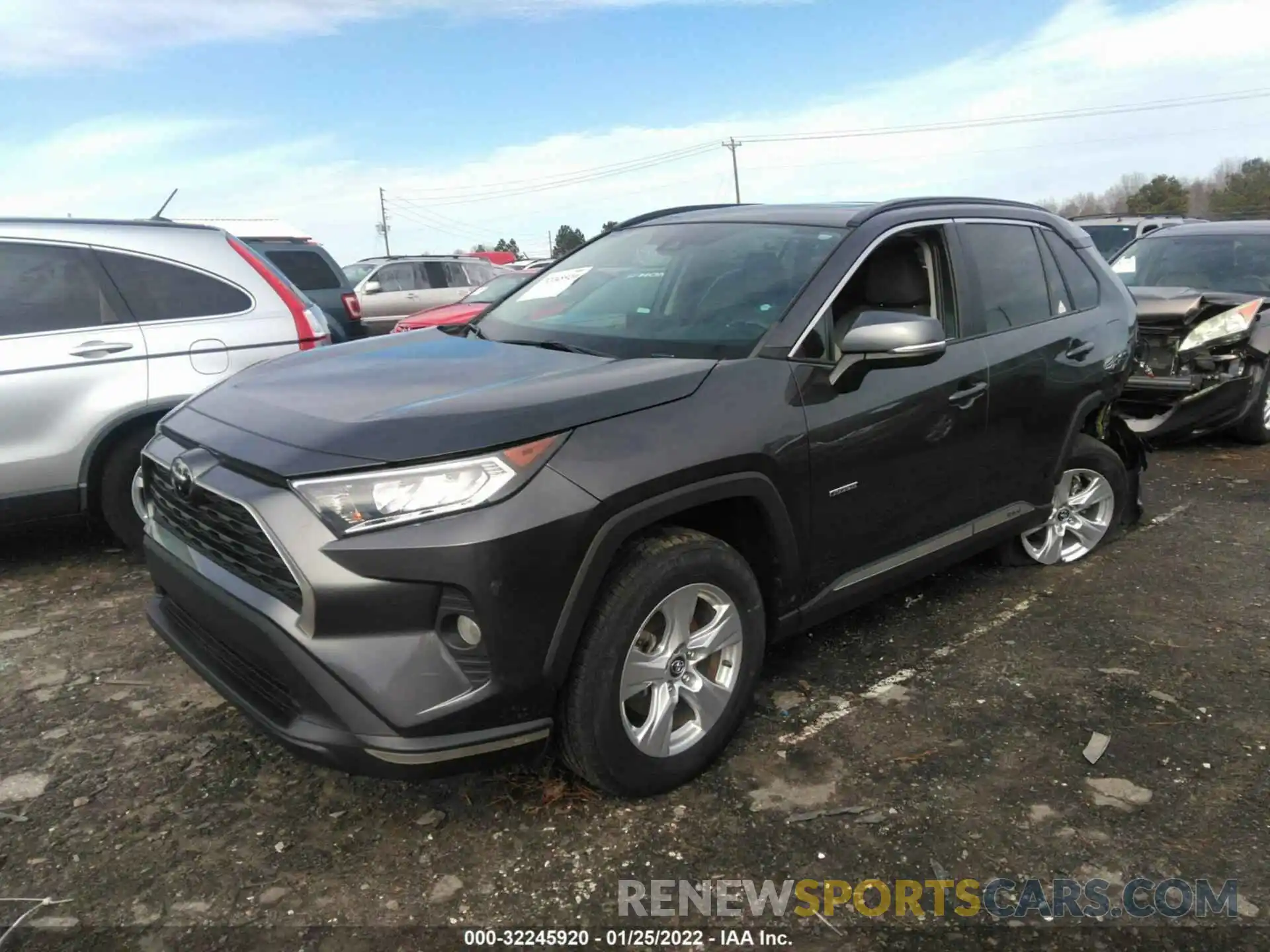 2 Photograph of a damaged car 2T3W1RFV8LW063362 TOYOTA RAV4 2020