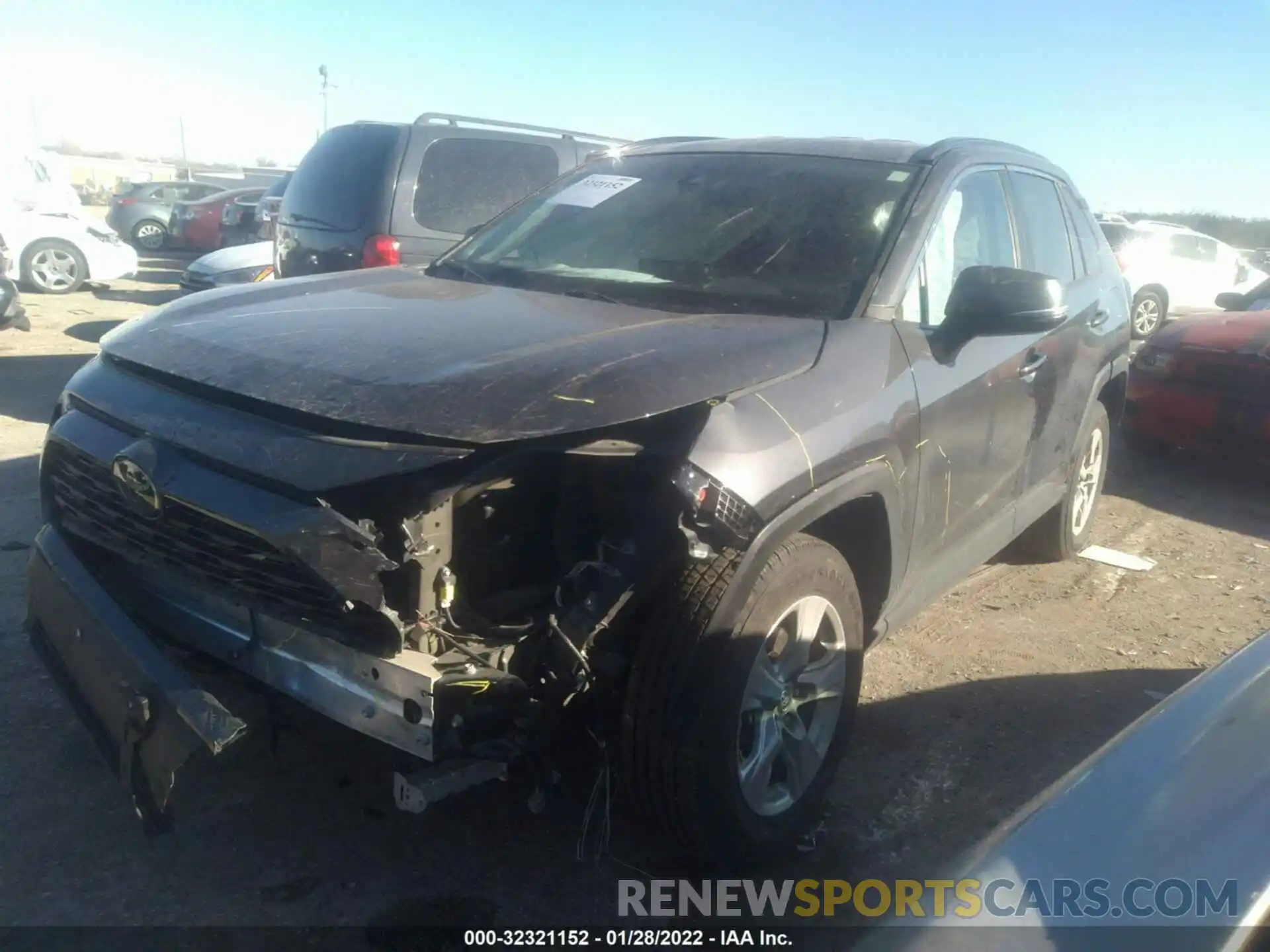 2 Photograph of a damaged car 2T3W1RFV8LW066536 TOYOTA RAV4 2020