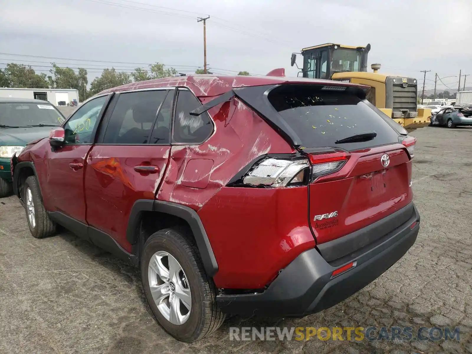 3 Photograph of a damaged car 2T3W1RFV8LW067248 TOYOTA RAV4 2020