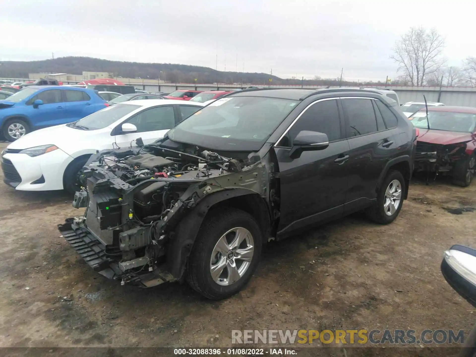 2 Photograph of a damaged car 2T3W1RFV8LW070683 TOYOTA RAV4 2020