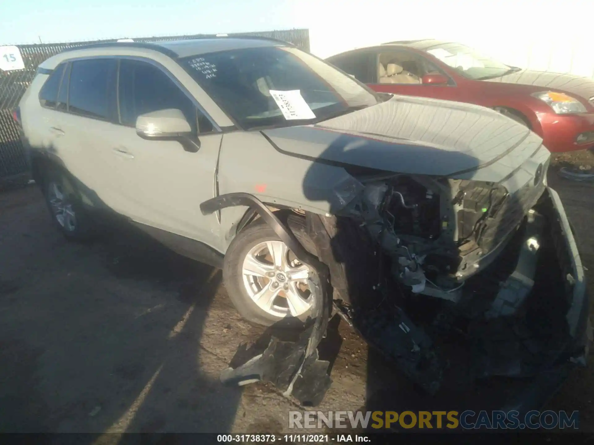 1 Photograph of a damaged car 2T3W1RFV8LW074801 TOYOTA RAV4 2020