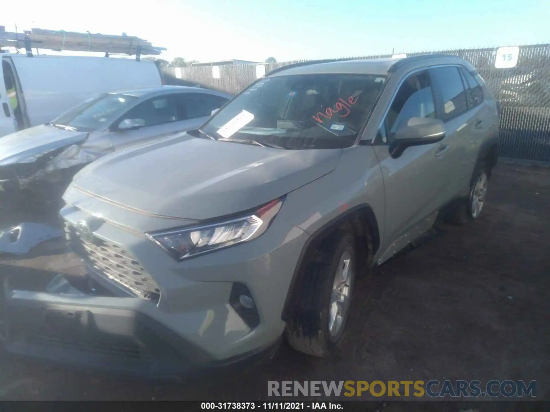 2 Photograph of a damaged car 2T3W1RFV8LW074801 TOYOTA RAV4 2020