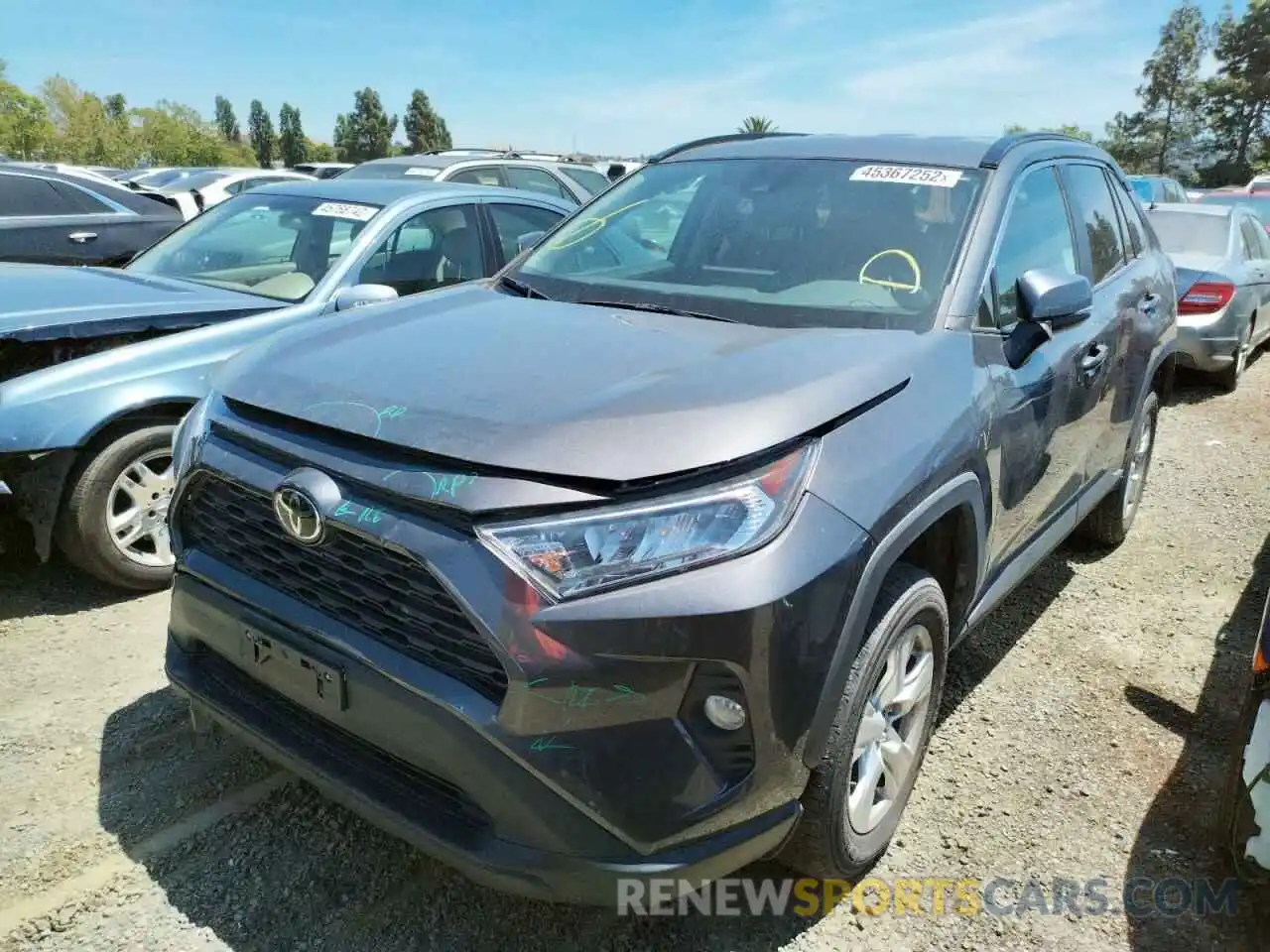 2 Фотография поврежденного автомобиля 2T3W1RFV8LW081098 TOYOTA RAV4 2020