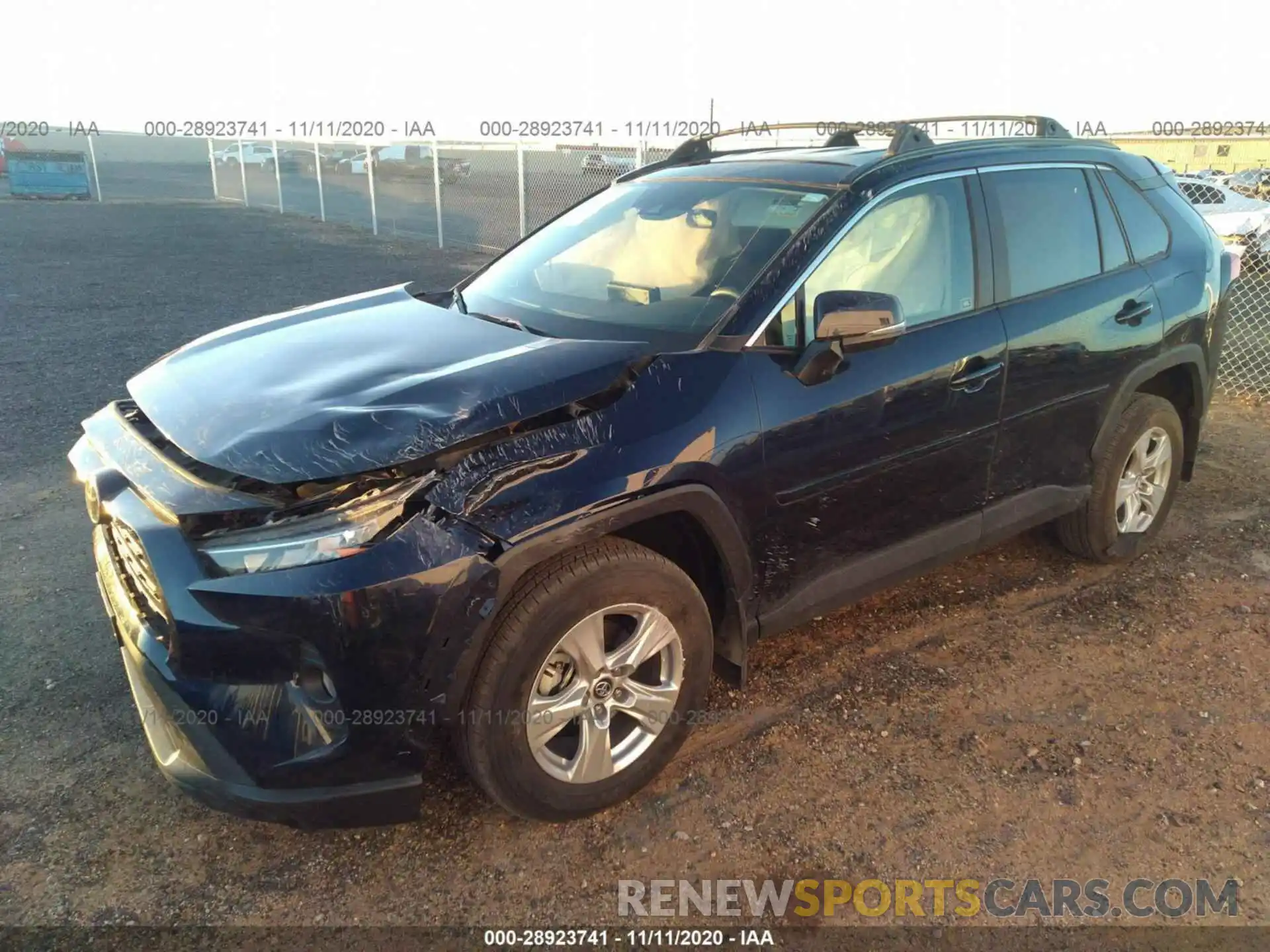 2 Photograph of a damaged car 2T3W1RFV8LW086401 TOYOTA RAV4 2020