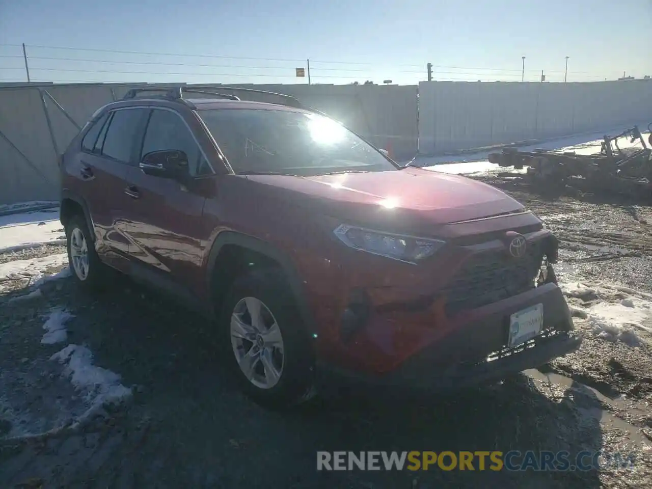 1 Photograph of a damaged car 2T3W1RFV8LW089671 TOYOTA RAV4 2020