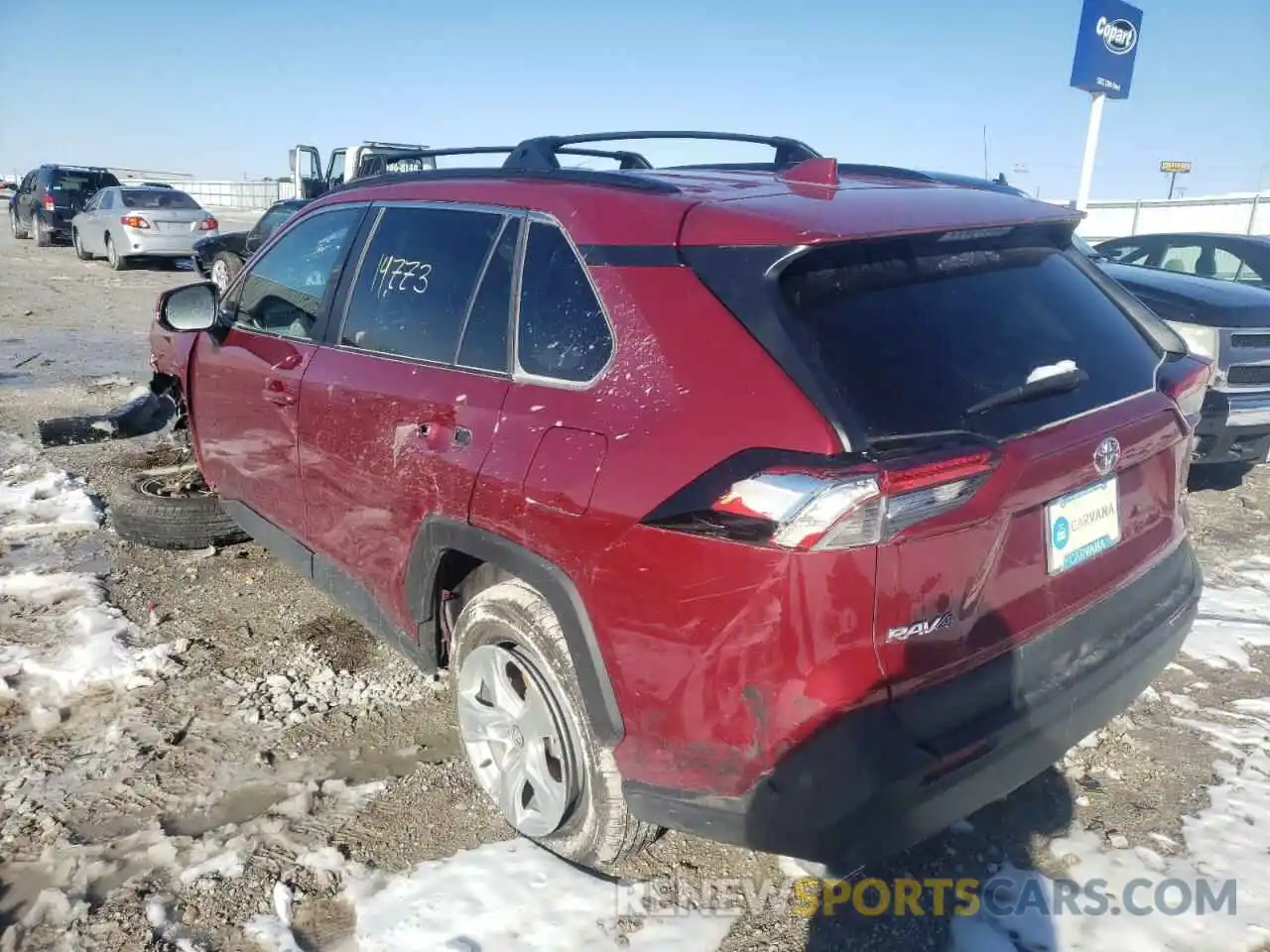 3 Photograph of a damaged car 2T3W1RFV8LW089671 TOYOTA RAV4 2020