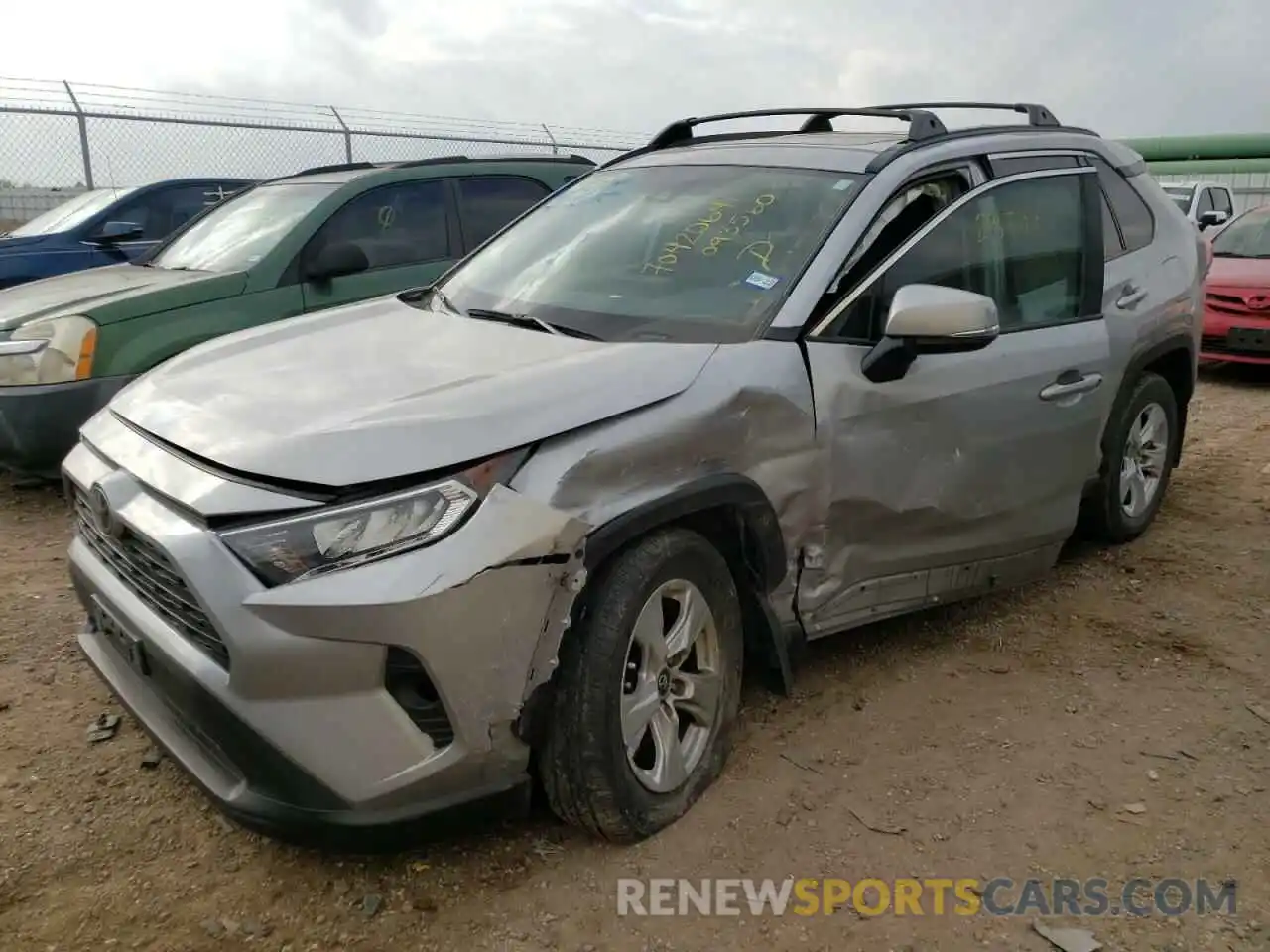 2 Photograph of a damaged car 2T3W1RFV8LW093560 TOYOTA RAV4 2020