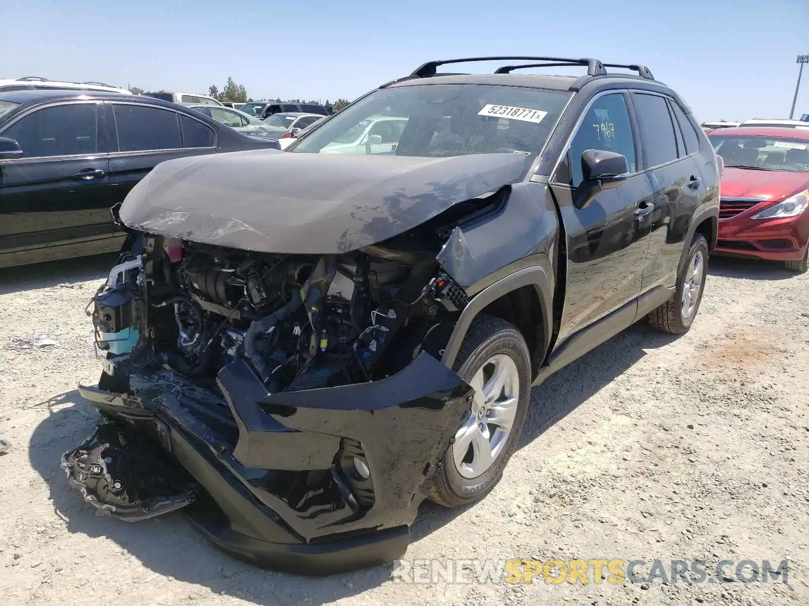 2 Photograph of a damaged car 2T3W1RFV8LW102483 TOYOTA RAV4 2020