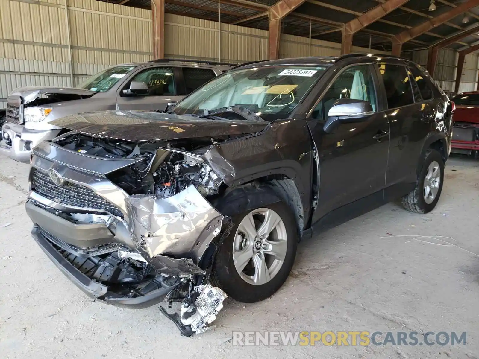 2 Photograph of a damaged car 2T3W1RFV9LC033448 TOYOTA RAV4 2020