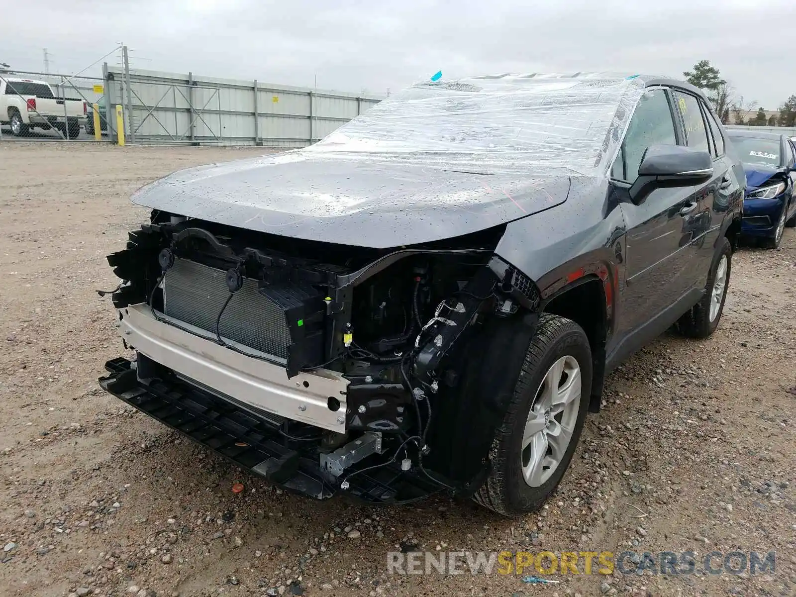 2 Photograph of a damaged car 2T3W1RFV9LC041887 TOYOTA RAV4 2020