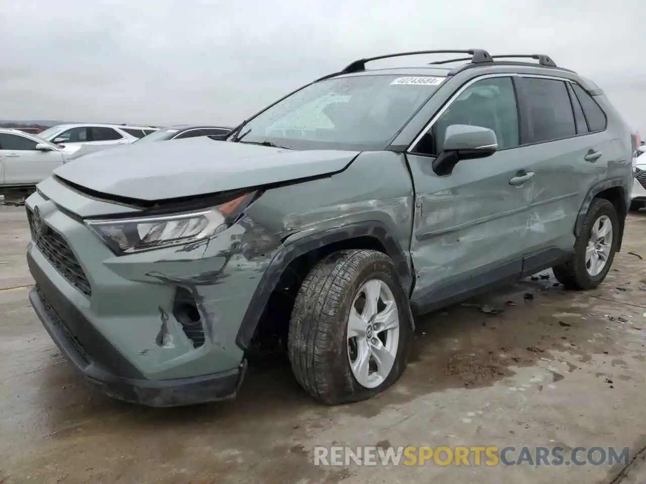 1 Photograph of a damaged car 2T3W1RFV9LC042733 TOYOTA RAV4 2020