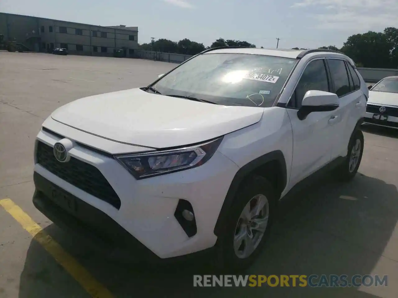 2 Photograph of a damaged car 2T3W1RFV9LC043641 TOYOTA RAV4 2020