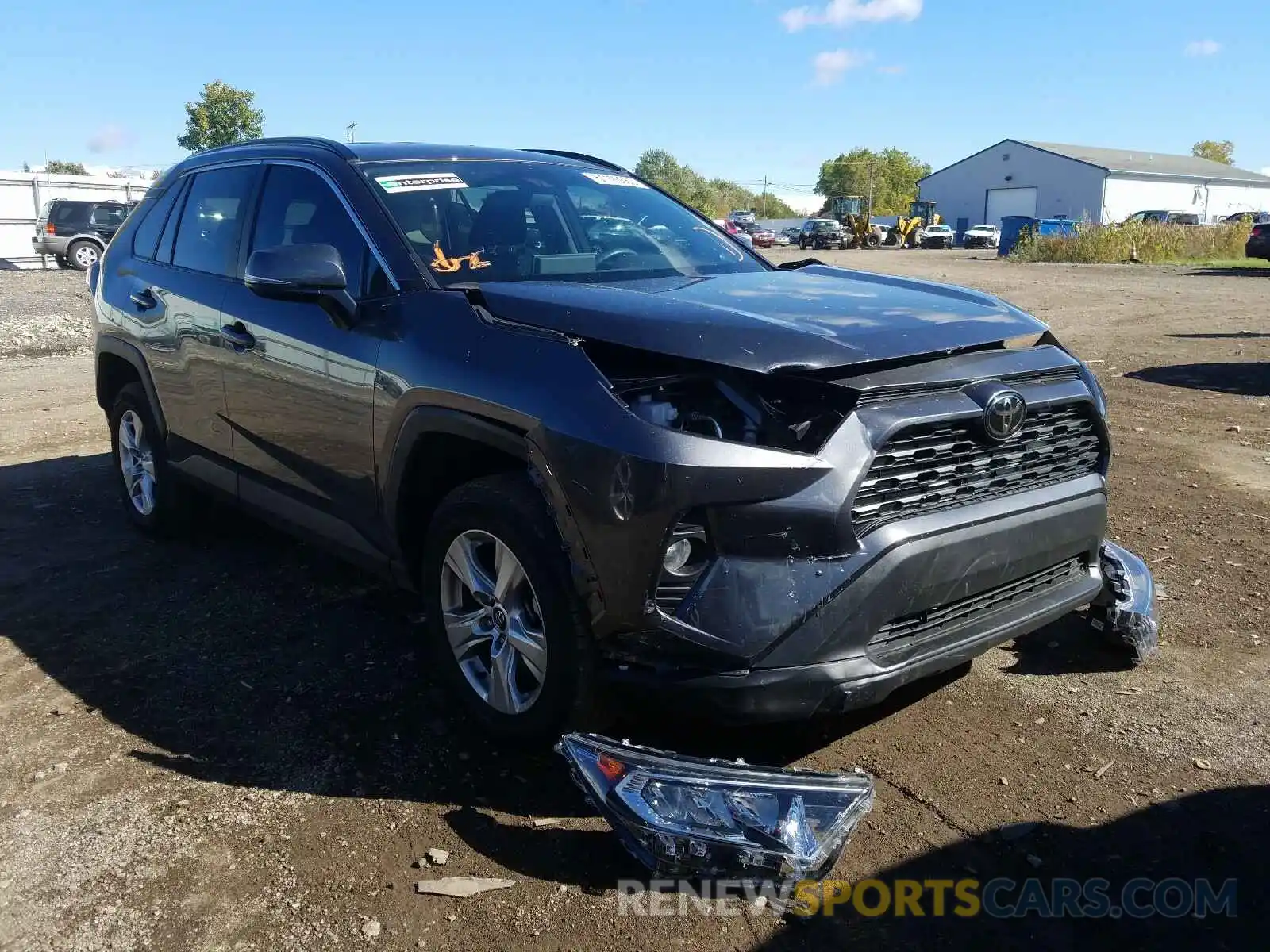 1 Photograph of a damaged car 2T3W1RFV9LC044885 TOYOTA RAV4 2020