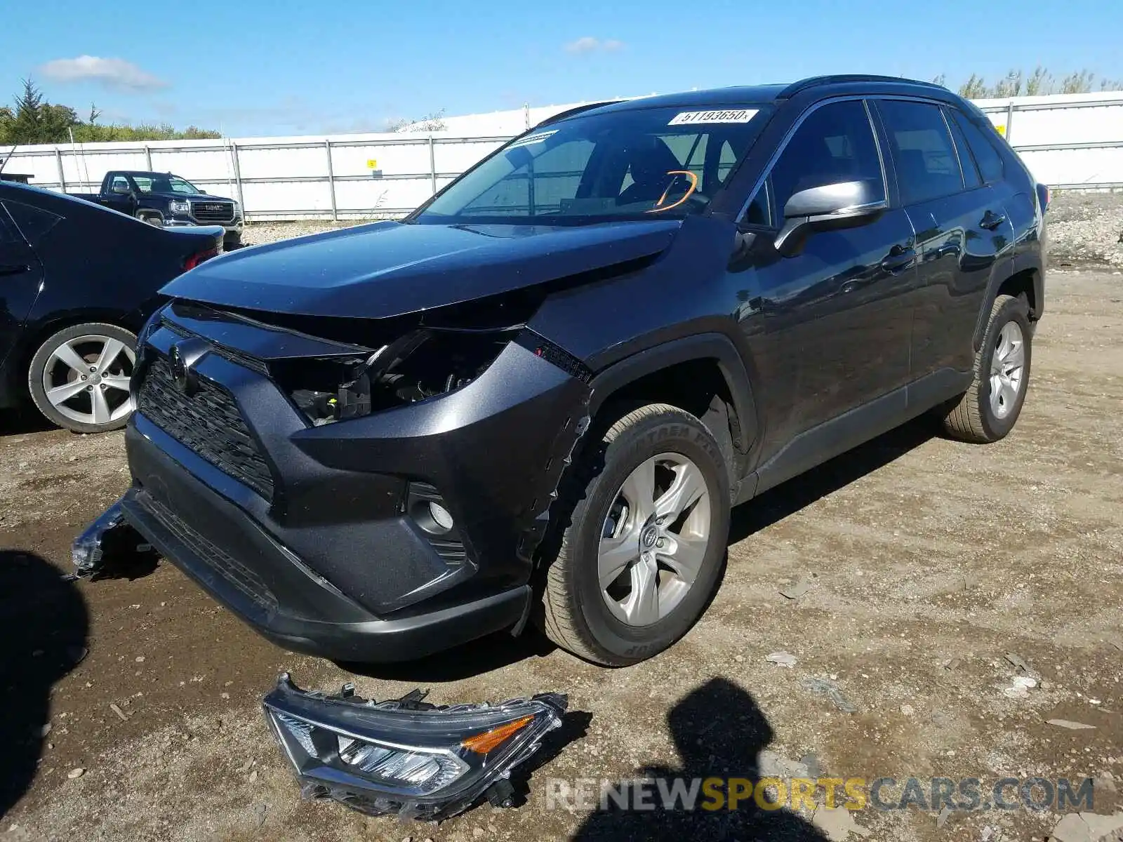 2 Photograph of a damaged car 2T3W1RFV9LC044885 TOYOTA RAV4 2020