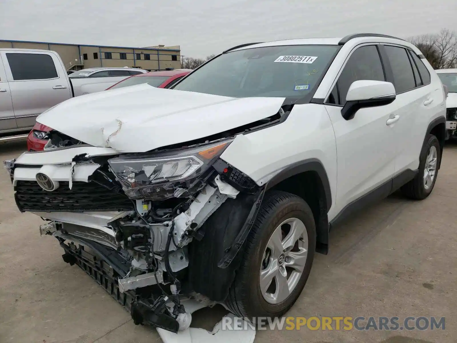 2 Photograph of a damaged car 2T3W1RFV9LC047530 TOYOTA RAV4 2020