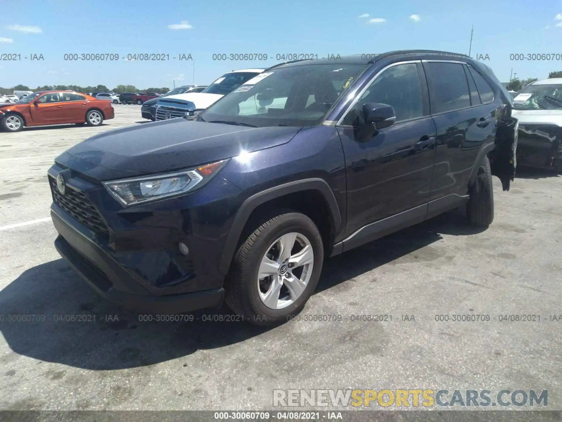 2 Photograph of a damaged car 2T3W1RFV9LC052758 TOYOTA RAV4 2020