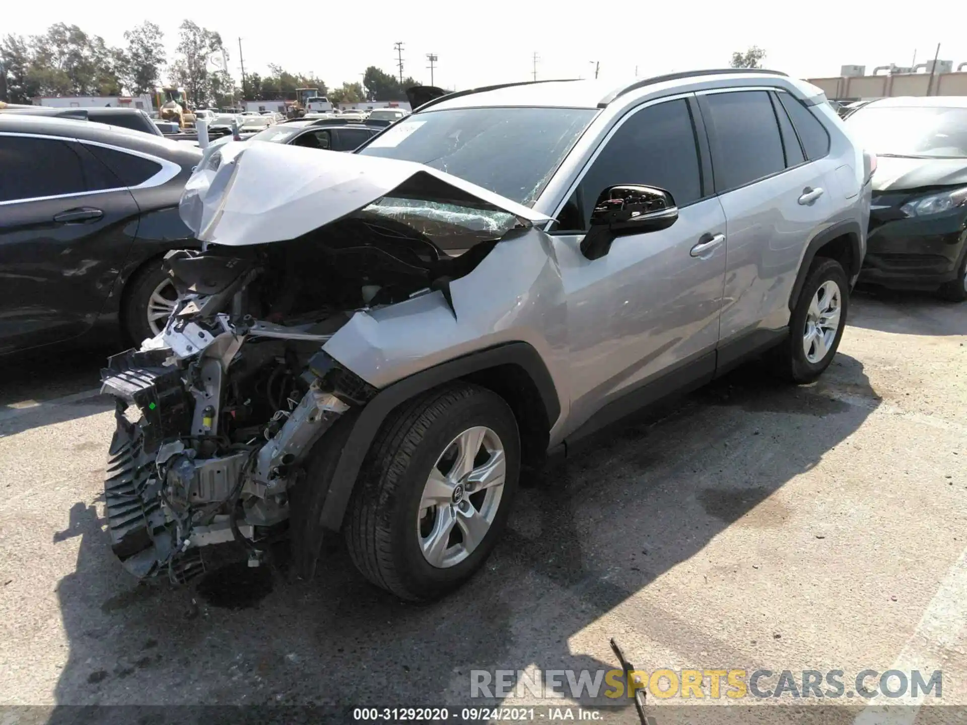 2 Photograph of a damaged car 2T3W1RFV9LC052887 TOYOTA RAV4 2020