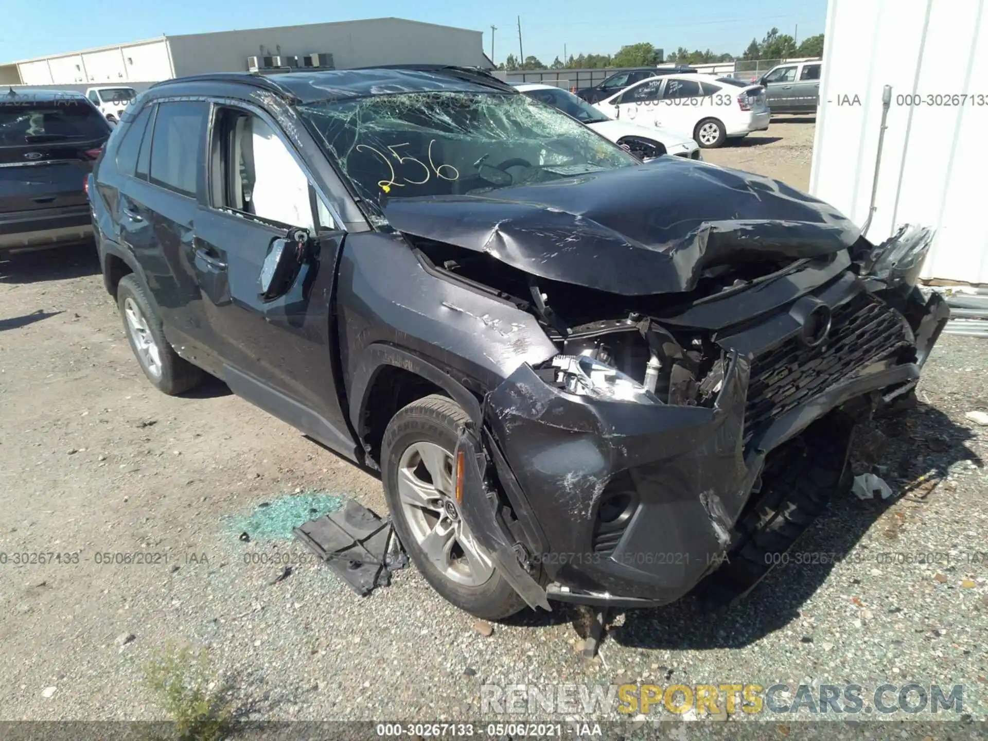 1 Photograph of a damaged car 2T3W1RFV9LC053490 TOYOTA RAV4 2020