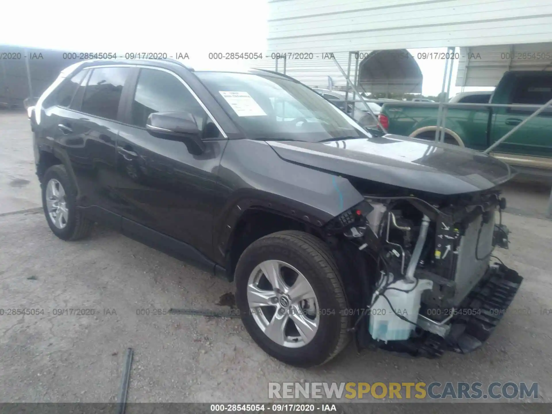 1 Photograph of a damaged car 2T3W1RFV9LC053845 TOYOTA RAV4 2020