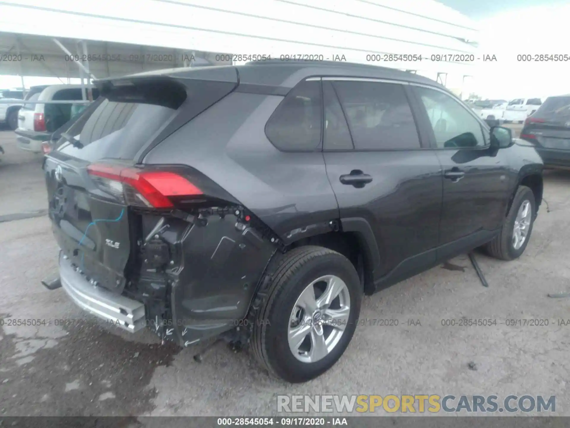 4 Photograph of a damaged car 2T3W1RFV9LC053845 TOYOTA RAV4 2020