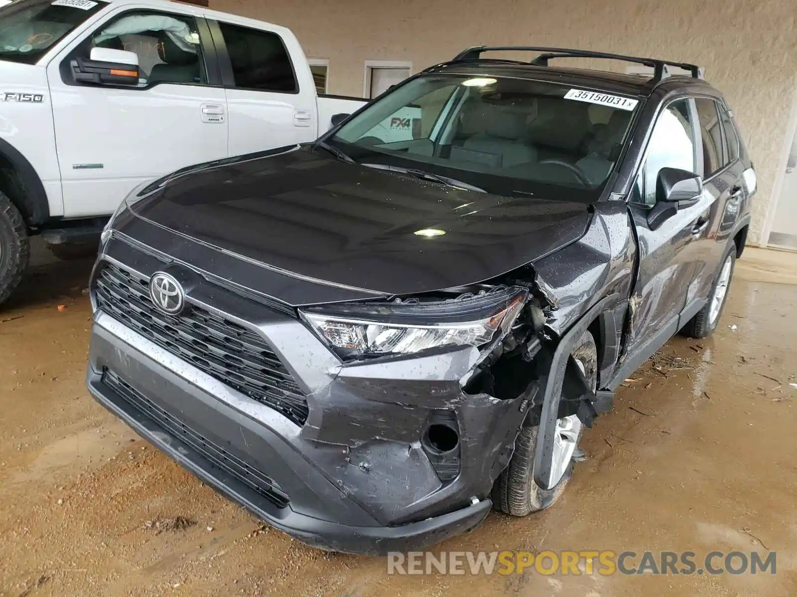 2 Photograph of a damaged car 2T3W1RFV9LC054476 TOYOTA RAV4 2020