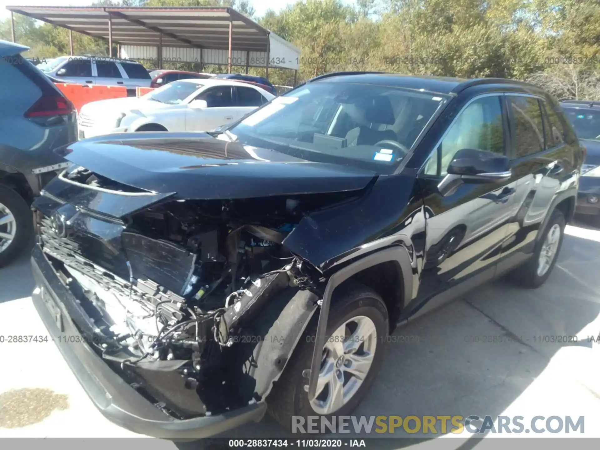 2 Photograph of a damaged car 2T3W1RFV9LC057975 TOYOTA RAV4 2020