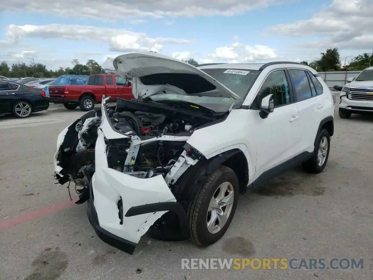 2 Photograph of a damaged car 2T3W1RFV9LC060004 TOYOTA RAV4 2020