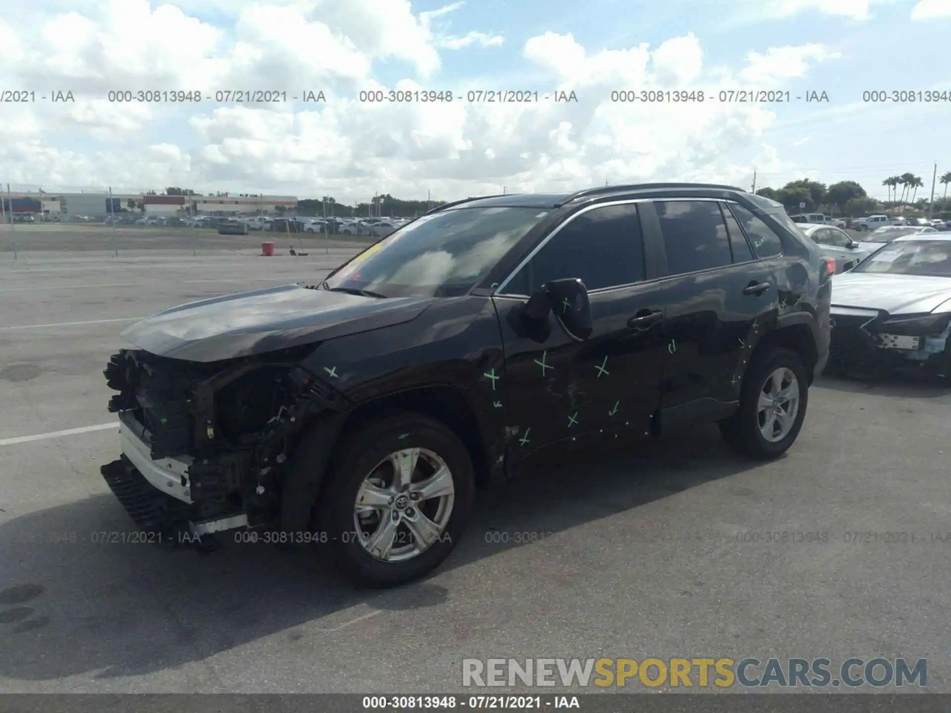 2 Photograph of a damaged car 2T3W1RFV9LC060438 TOYOTA RAV4 2020