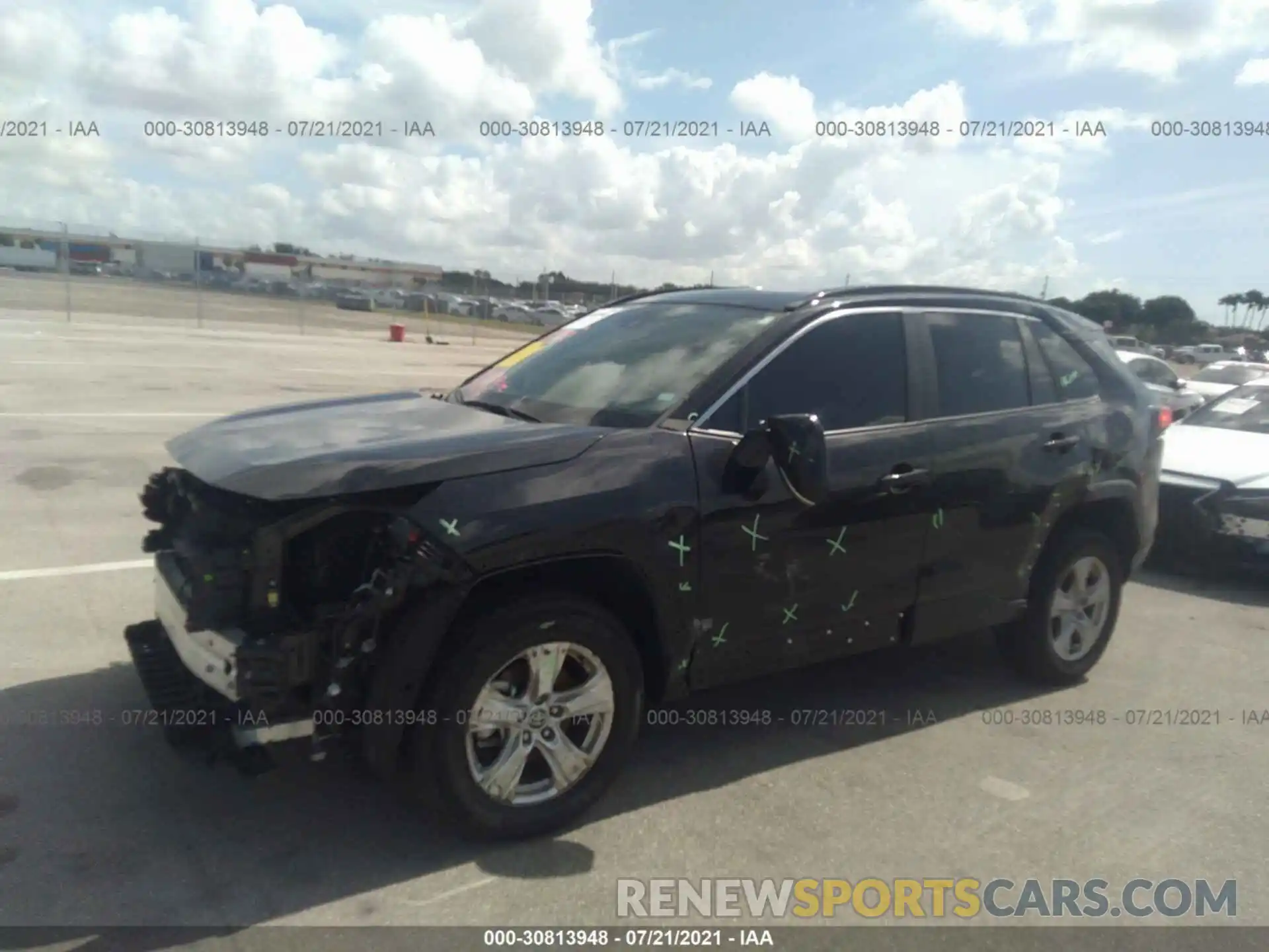 6 Photograph of a damaged car 2T3W1RFV9LC060438 TOYOTA RAV4 2020