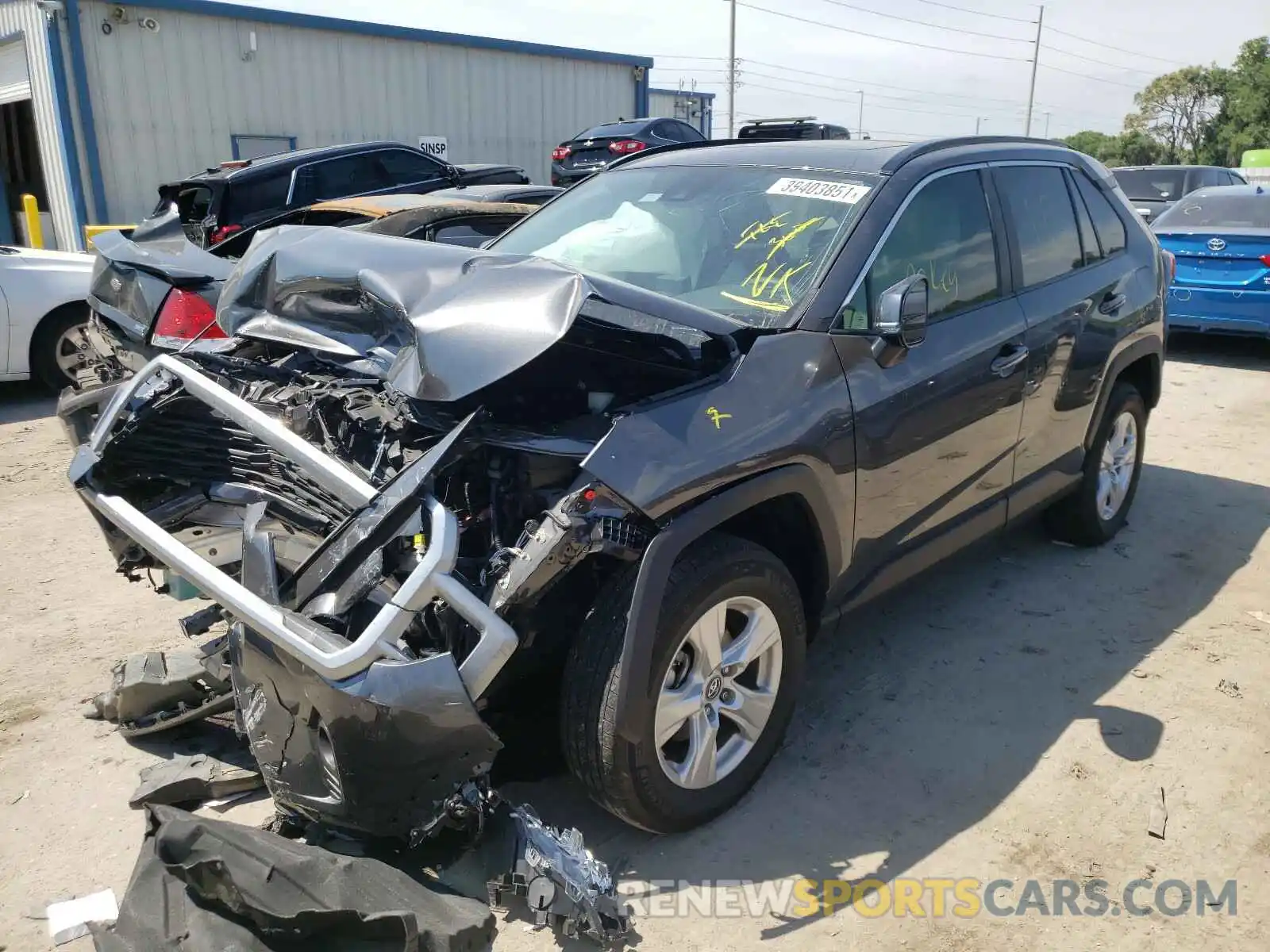 2 Photograph of a damaged car 2T3W1RFV9LC069012 TOYOTA RAV4 2020