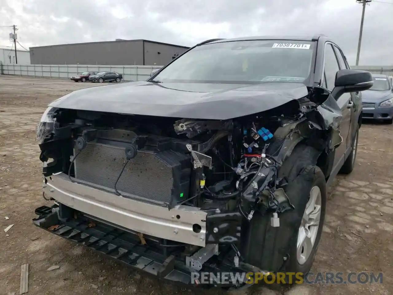 9 Photograph of a damaged car 2T3W1RFV9LC072122 TOYOTA RAV4 2020