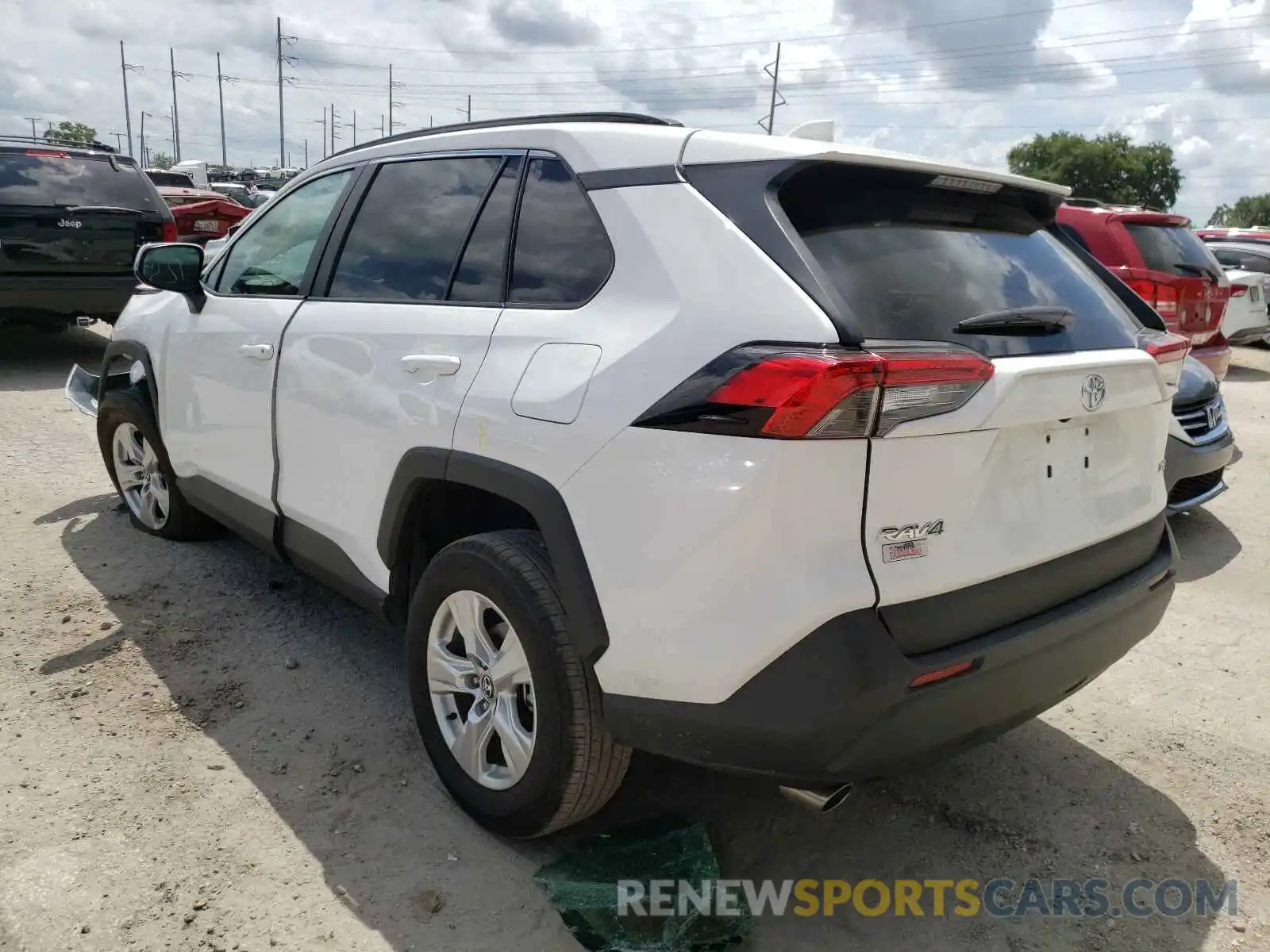 3 Photograph of a damaged car 2T3W1RFV9LC077577 TOYOTA RAV4 2020