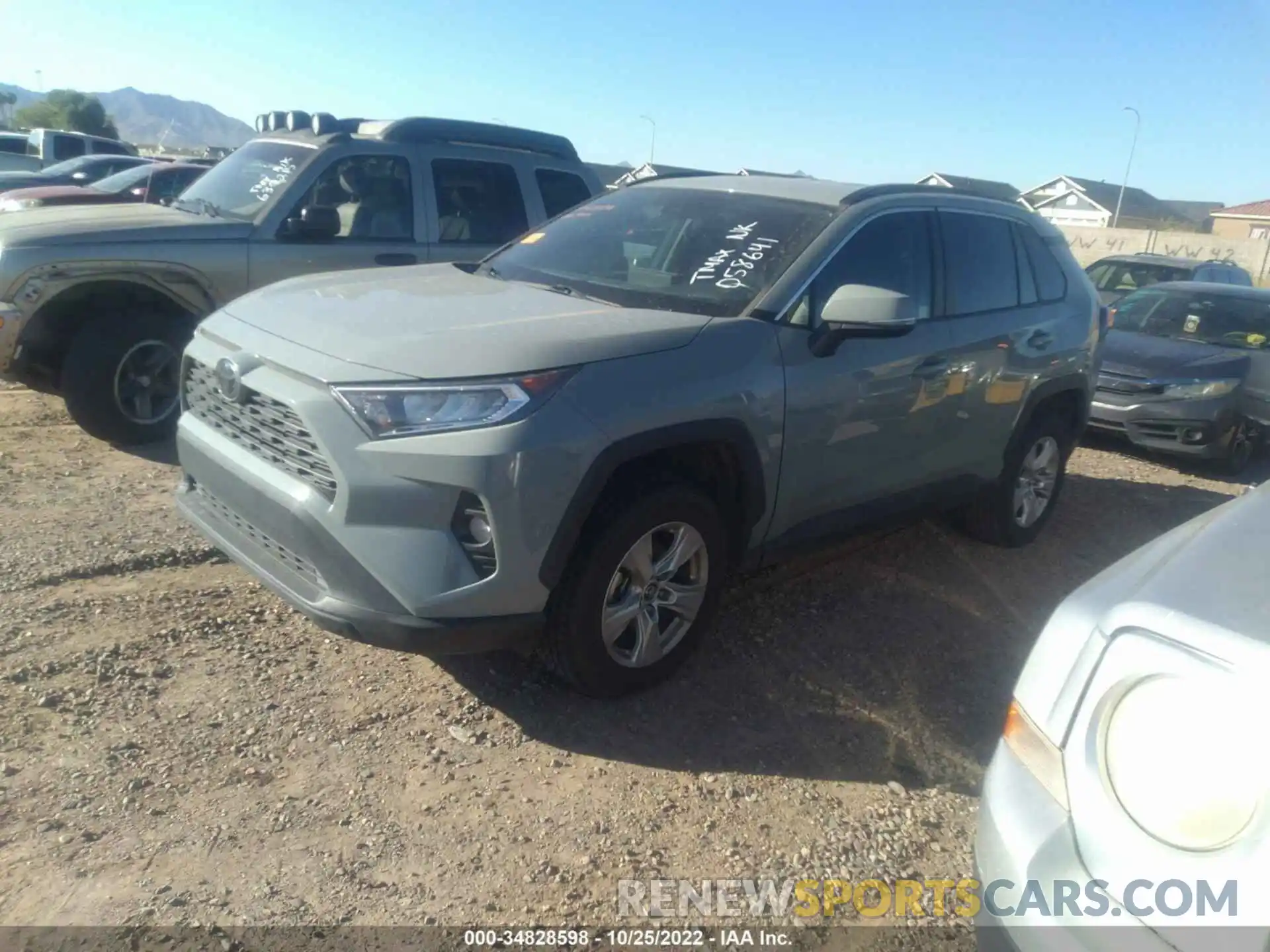 2 Photograph of a damaged car 2T3W1RFV9LW058641 TOYOTA RAV4 2020