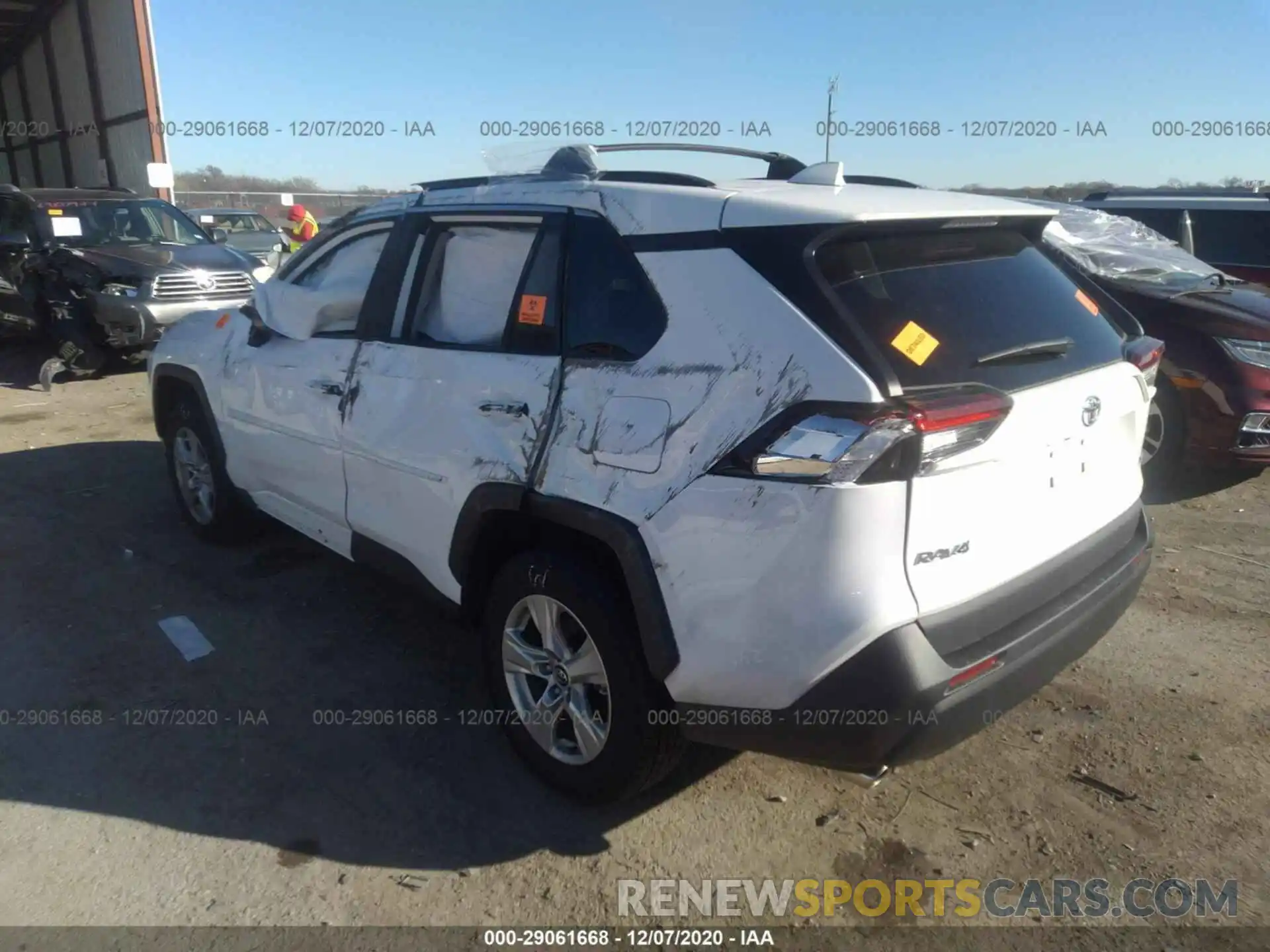 3 Photograph of a damaged car 2T3W1RFV9LW094152 TOYOTA RAV4 2020