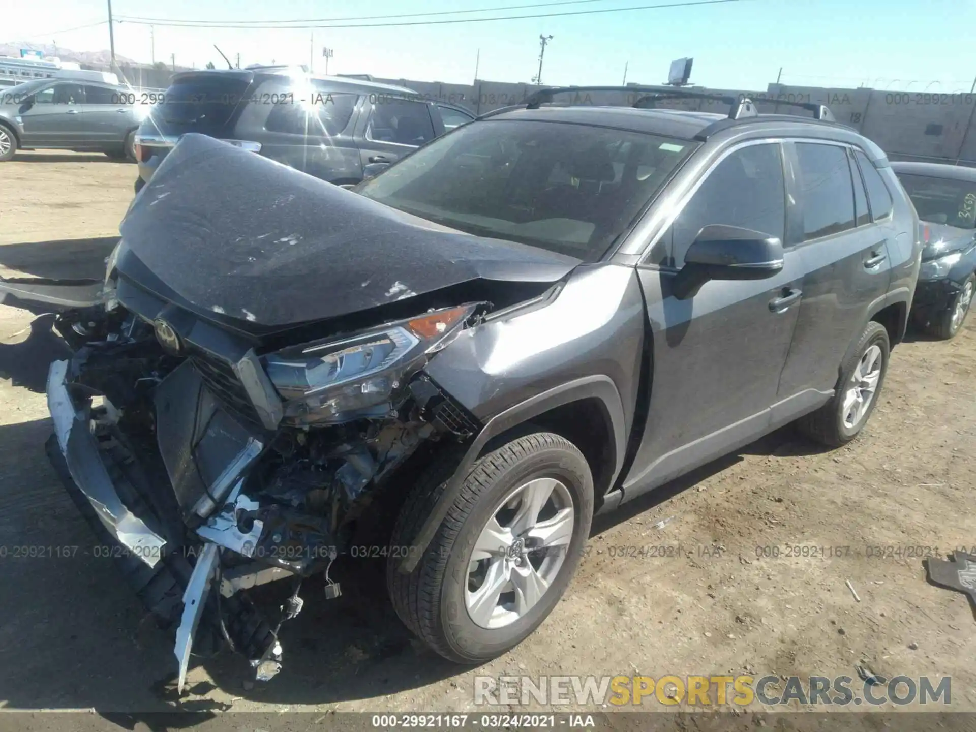 2 Photograph of a damaged car 2T3W1RFVXLC037847 TOYOTA RAV4 2020