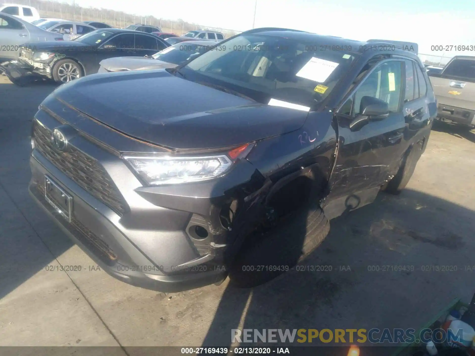 2 Photograph of a damaged car 2T3W1RFVXLC042658 TOYOTA RAV4 2020