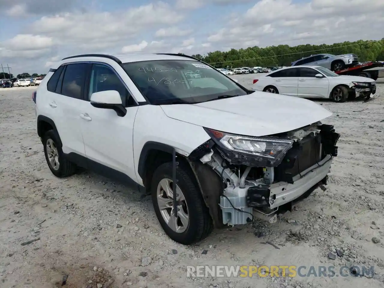 1 Photograph of a damaged car 2T3W1RFVXLC044524 TOYOTA RAV4 2020