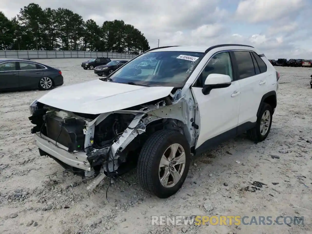 2 Photograph of a damaged car 2T3W1RFVXLC044524 TOYOTA RAV4 2020