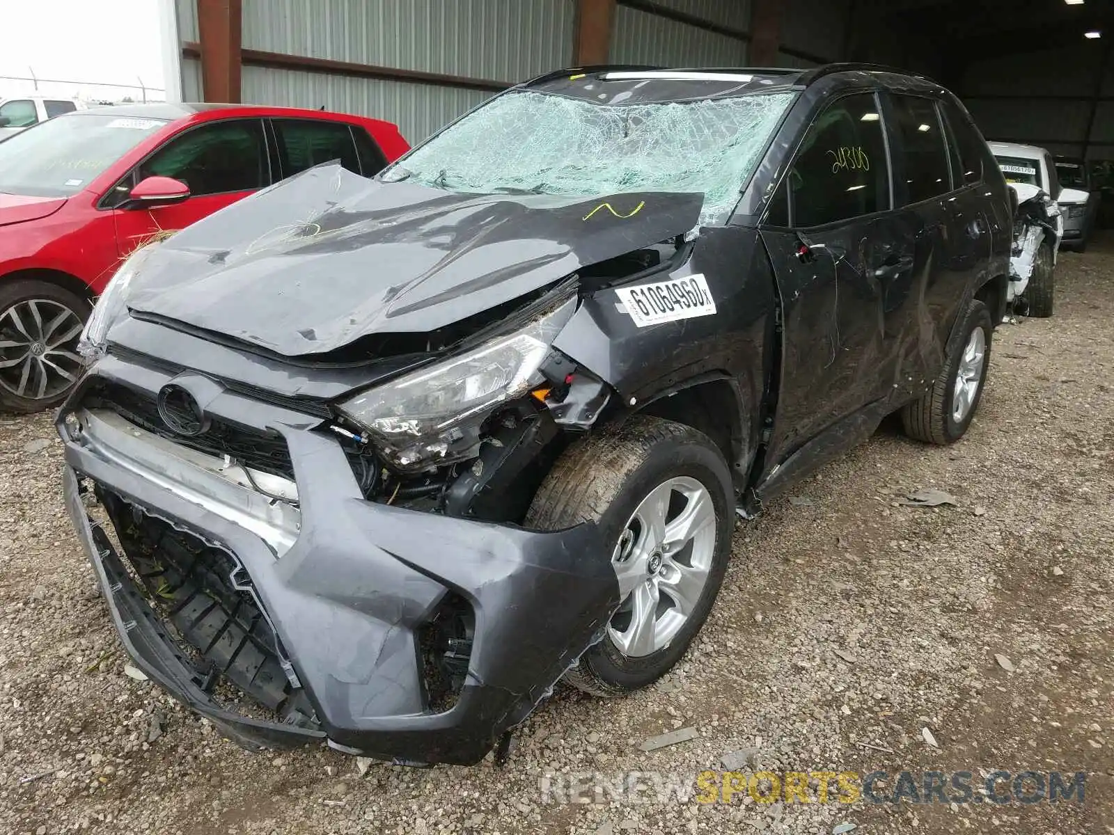 2 Photograph of a damaged car 2T3W1RFVXLC046810 TOYOTA RAV4 2020